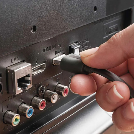 Cablu HDMI/Ethernet de mare viteza Emos, tata - tata, 3 m Cablu HDMI/Ethernet de mare viteza Emos, tata - tata, 3 m
