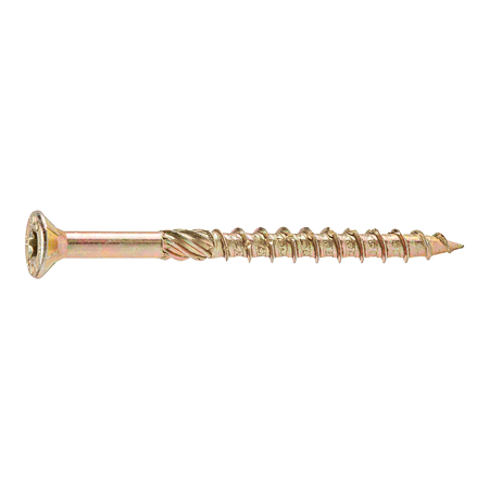 Surub dulgherie cap inecat tip Fast, otel zincat galben, TX20, 4 x 70 mm