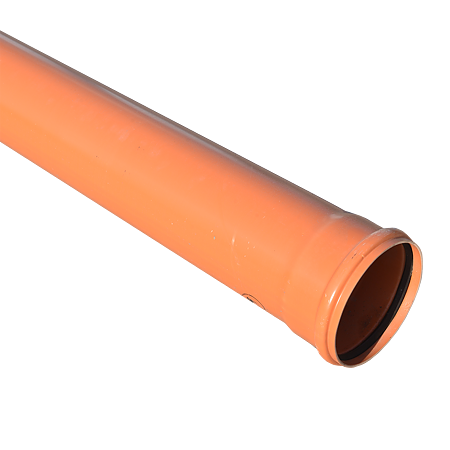 Teava PVC SN2 Valplast, canalizare exterioara, cu mufa si garnitura, 2kN/mp, diametru 200 mm, 6 m