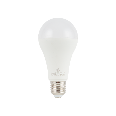 Bec LED Hepol A65, rotund, E27, 18 W, 2100 lm, lumina calda 3000K