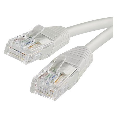 Cablu retea UTP cat 5e Emos, 2 m, gri, mufat 2 x RJ45 Cablu retea UTP cat 5e Emos, 2 m, gri, mufat 2 x RJ45
