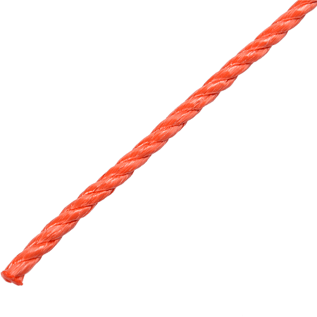 Franghie rasucita, orange, 8 mm