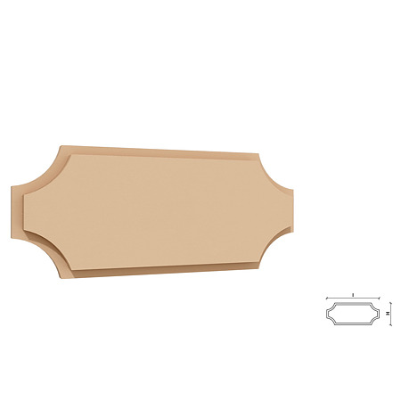 Element decorativ din polistiren EPS cu rasina Fabrica de profile FPDE05