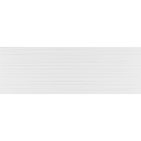 Faianta baie Kai White Glossy, alb, lucios, uni, 75.5 x 25.5 cm