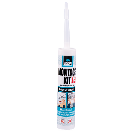 Adeziv pentru polistiren BISON Montage Kit Polystyrene, 470 g