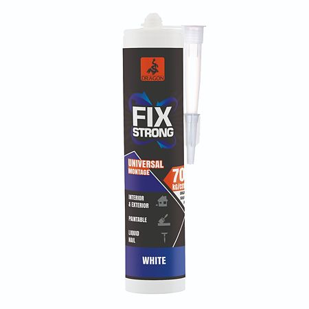 Adeziv pentru montaj Dragon Fix Strong, alb, 280 ml 