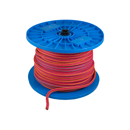 Sfoara din polipropilena, tip cordelina, multicolora, 8 mm