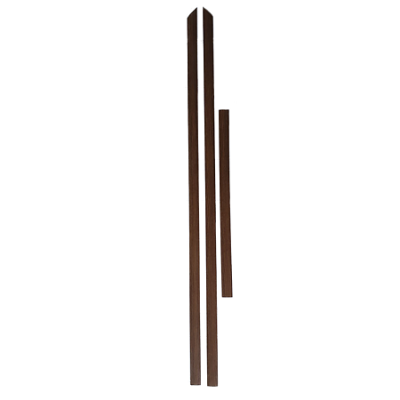Pervaz usa interior Pamate, stejar auriu, MDF, 203 x 6 x 0.5 cm, 3 piese