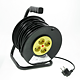 Derulator cablu electric cu 4 prize, Schuko, galben, 3 x 1,5 mmp, 40 m Derulator cablu electric cu 4 prize, Schuko, galben, 3 x 1,5 mmp, 40 m