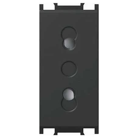 Priza simpla CP Modul, 1m negru