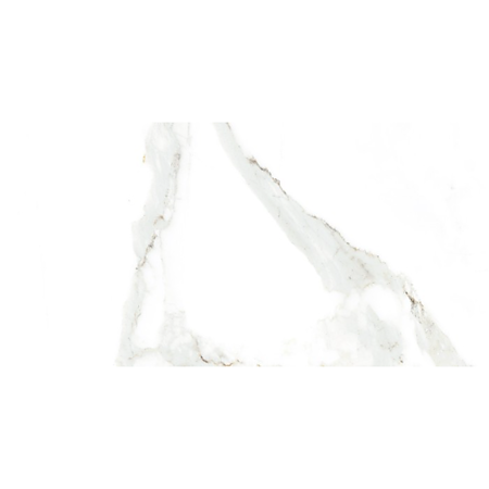 Faianta baie Kai Delphi White, alb, lucios, aspect de marmura, 50 x 25 cm