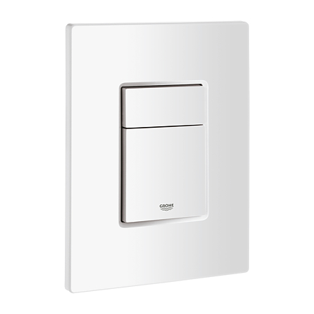 Placa de actionare rezervor WC Grohe Skate Cosmopolitan, 15.6 x 19.7 cm, alb