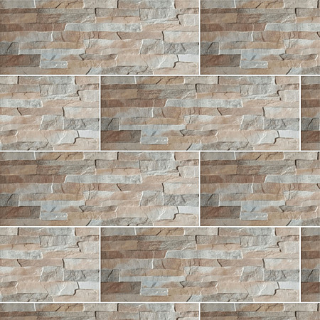 Placa portelanata Quarry Beige, model digital, dreptunghiulara,  21 x 56 cm