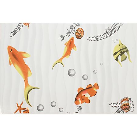 Faianta decorativa Asian Granito Lagoon oranj, grosime 0,6 cm, 20 x 30 cm