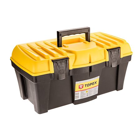 Cutie pentru scule si unelte Topex 18", 2 organizatoare, 44 x 22 x 22 cm