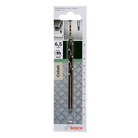 Burghiu Bosch HSS-Co DIN 338, mandrina standard, pentru metal, 6,5 mm 