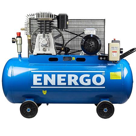 Compresor de aer cu piston Energo CP-200/570 AC, 400 V, 3.0 KW, 4 CP, 1050 rpm, 10 bar, 200 l