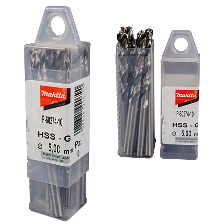 Burghiu Makita HSS-G P-60274, pentru metal, 5 X 86 mm, 10 Buc Burghiu Makita HSS-G P-60274, pentru metal, 5 X 86 mm, 10 Buc